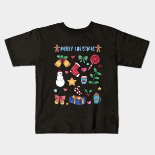 Cute Merry Christmas Stuff Kids T-Shirt